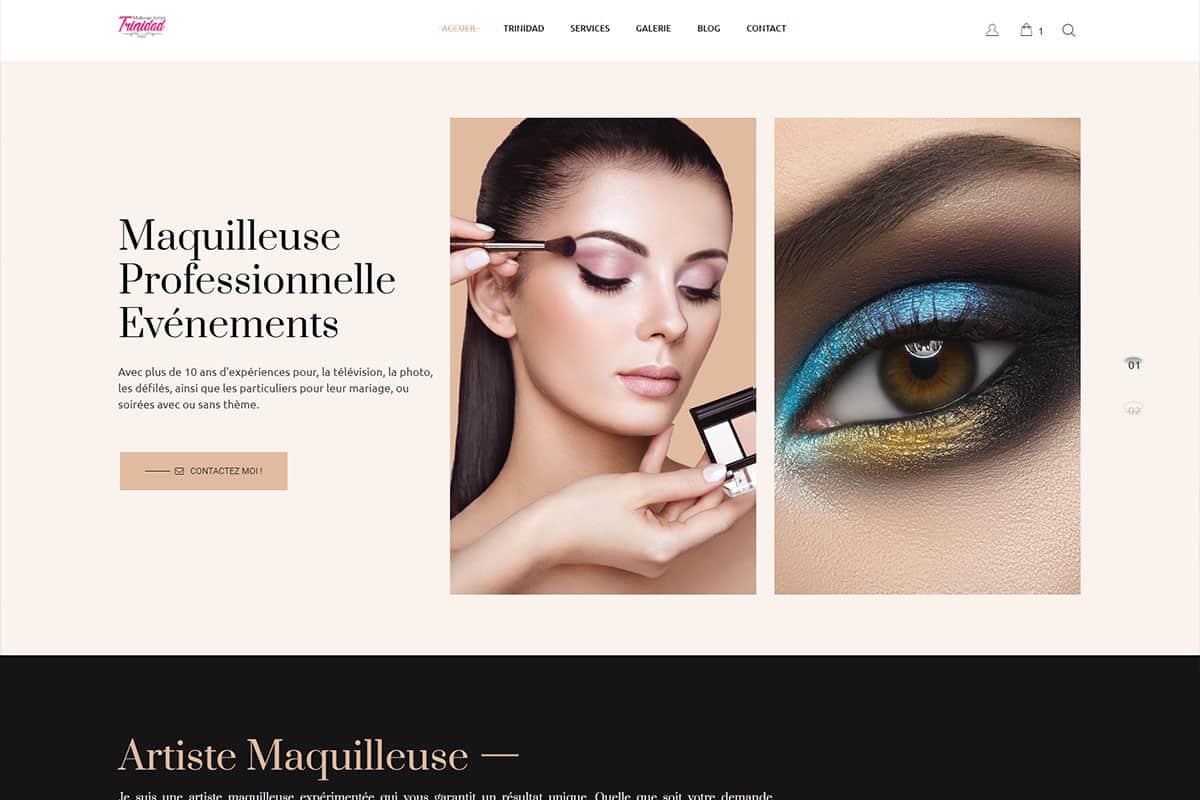 site web maquilleuse