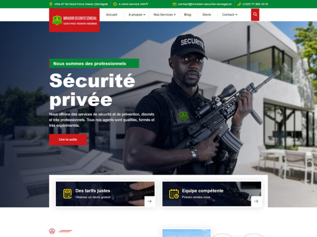 Mirador Securite Senegal Agence Web et Print à Cergy
